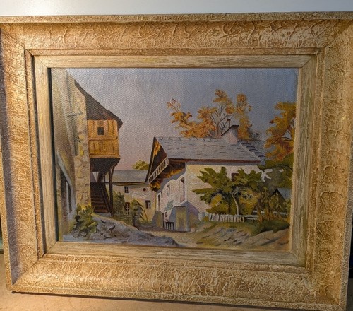 Tableau ancien village des - tableau,