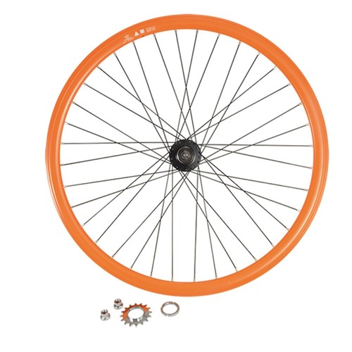 Roue fixie 700 ecrou axe - 700,