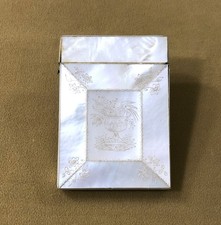 ancien étui à tablettes /