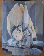 Tapisserie égyptienne tissée à la main à suspendre murale 4 pieds art...