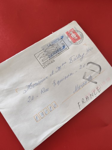Ancienne enveloppe oblitérée