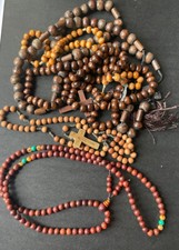 Lot de 5 anciens chapelets en