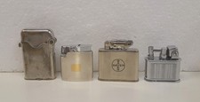 Briquet ancien essence K.W. Thorens Lancel lighter Ronson Lady argent et or