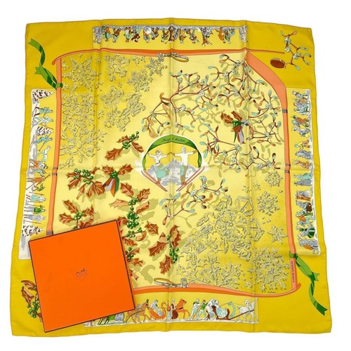 Hermes carré90 silk 100 scarf - hermes,