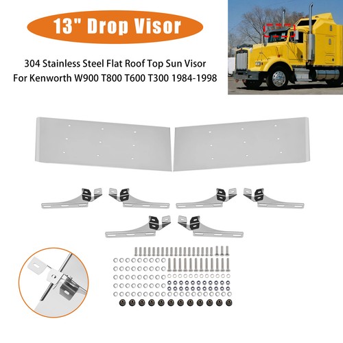 Drop visor flat roof top - drop,