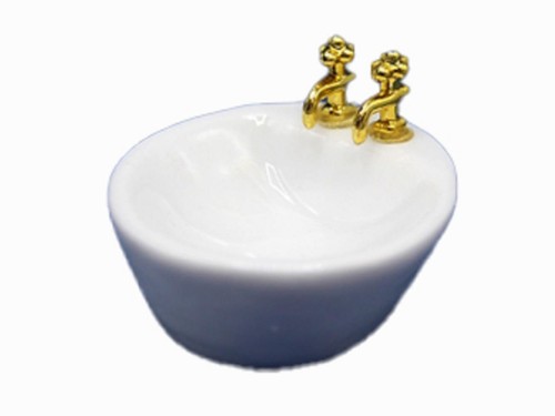Maison poupées blanc rond - de,