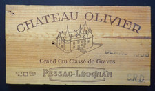 Estampe , façade de caisse château OLIVIER