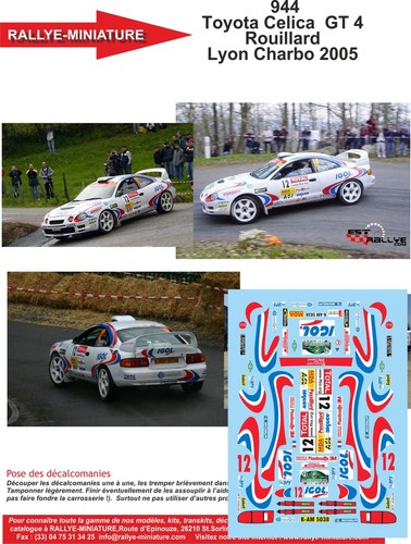 Decals ref 0944 toyota - decals,