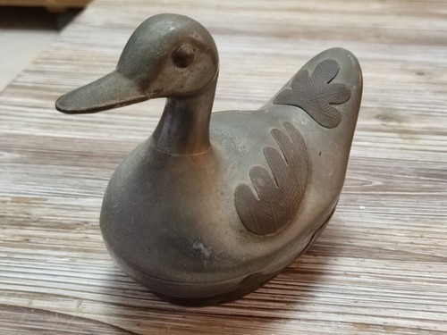 Statue boite coffret canard - , en