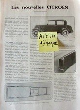 1932 LES NOUVELLES CITROEN C4