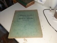 CATALOGUE ANCIEN VENTE DIVERSES  AUX ENCHERES TABLEAUX ANCIENS MEUBLES ANCIENS 