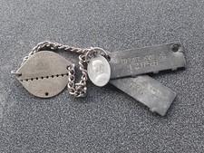 Plaque d'identité officier français 1940, France 40, Infanterie ww2 151e 43 R.I 