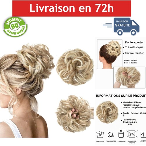 Postiche chignon cheveux