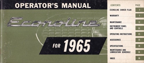 1965 ford econoline van - 1965,