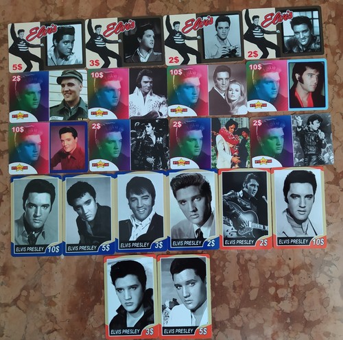 Lot telecartes elvis - de, d'