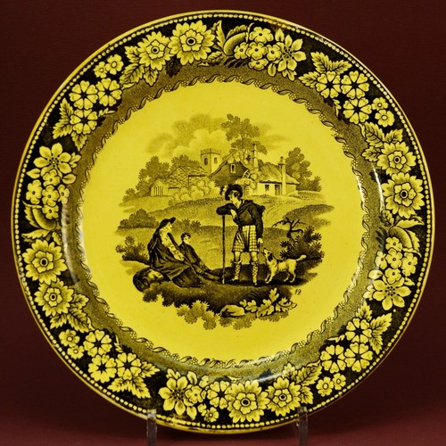 Assiette creil faïence fine - creil,