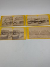 Lot de 4 Photos Stéréo, Paris, Nouvel Opéra, Hotel de Ville