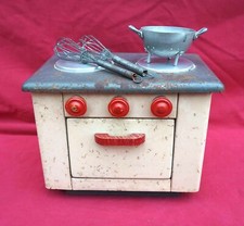 Vintage Doll Kitchen Stove Oven Electric Tole French Dinette