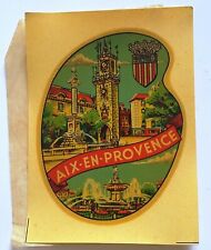 Décalcomanie AIX EN PROVENCE