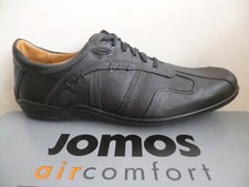Jomos Homme Chaussures à Lacets Basses Baskets Chaussures Cuir Noir 311205