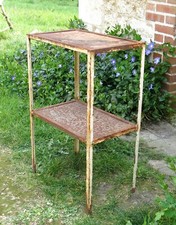 DESSERTE ATELIER, ancien meuble atelier, usine, garage, industriel, étagère . 