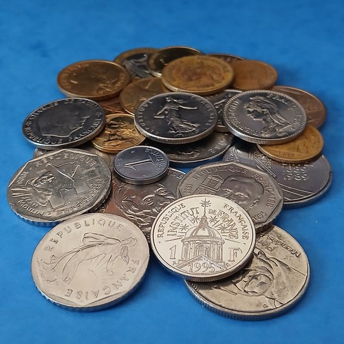 Lot pièces de - de, monnaie