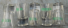 lot 5 petit Verre publicitaire collection liqueur izarra rare pays basque épais