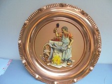 Assiette Décorative Cuivre M.Ferrant