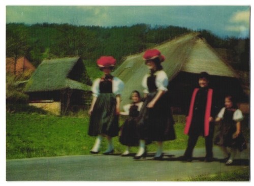 Famille cartes postales 3d - de,