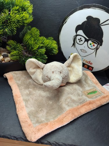 Doudou plat éléphant - , beige