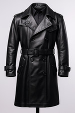Trench-coat homme noir vintage