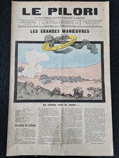 Journal Le Pilori n°21 du 12 septembre 1886 revue satirique caricature Mariotte