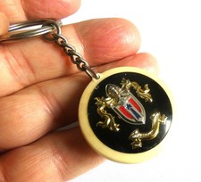 Ancien porte clé Quillery Volant Automobile Citroën Traction Avant, Années 60.