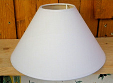 Abat Jour En Toile Écru