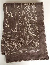 NWT Wisteria brown herringbone