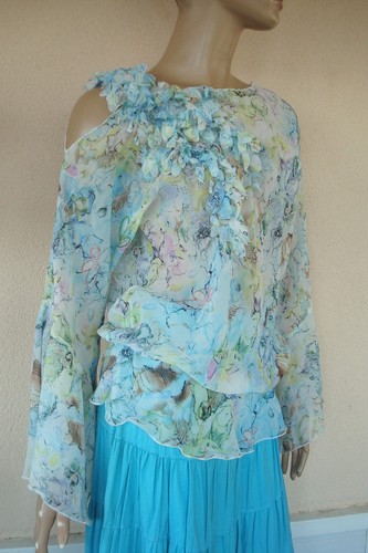 Haut tunique chic volants - haut,