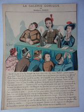 La Galerie Comique de Gustave Frison : " Dames à la Bougie " fin XIXe