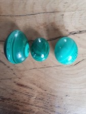 Lot De 3 Oeufs Malachite