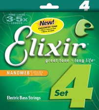 Jeu 4 cordes Elixir pour Basse 50-105 (Heavy) Long Scale