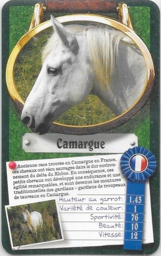 Carte top trumps chevaux ou - -,