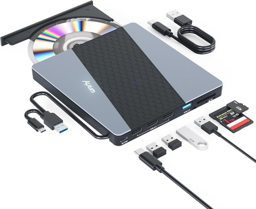 Alxum lecteur externe pour - lecteur, cd
