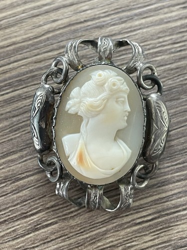 Ancienne broche camée - , en