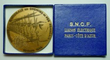 Yves Trémois - Médaille SNCF Chemin de Fer 1969 PARIS COTE d'AZUR