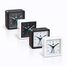 UTS Rétro Réveil Quartz Avec Alarme, Snooze & Lumière – Forêt Noire Made IN