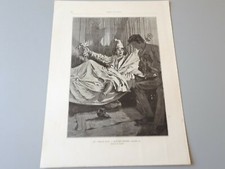 gravure parue dans le "Paris Illustré" : LE CORSET ROSE _ JEAN-DES-FIGUES