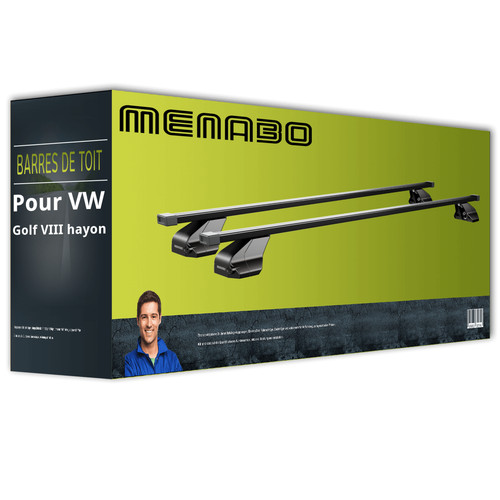 Barres toit acier pour vw - barres, de