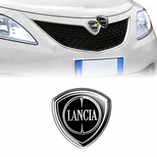 Lancia Adhésif 3D Remplacement Logo Écusson Officiel, Avant Black