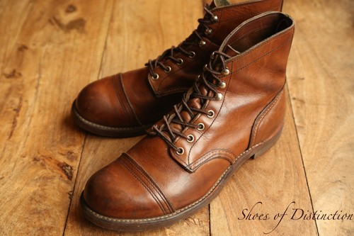 Bottes derby cuir marron - derby,