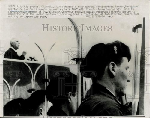 1960 press photo - press, de