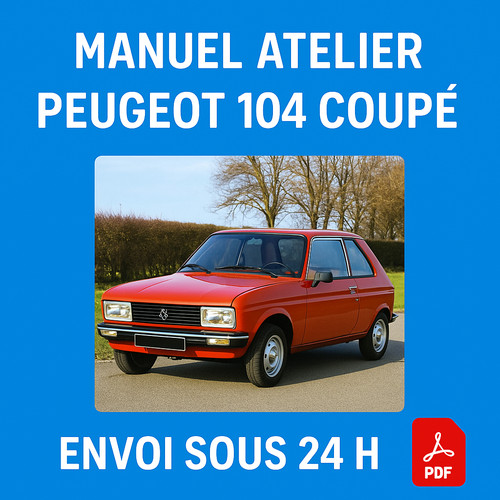 Manuel atelier peugeot 104 - manuel,